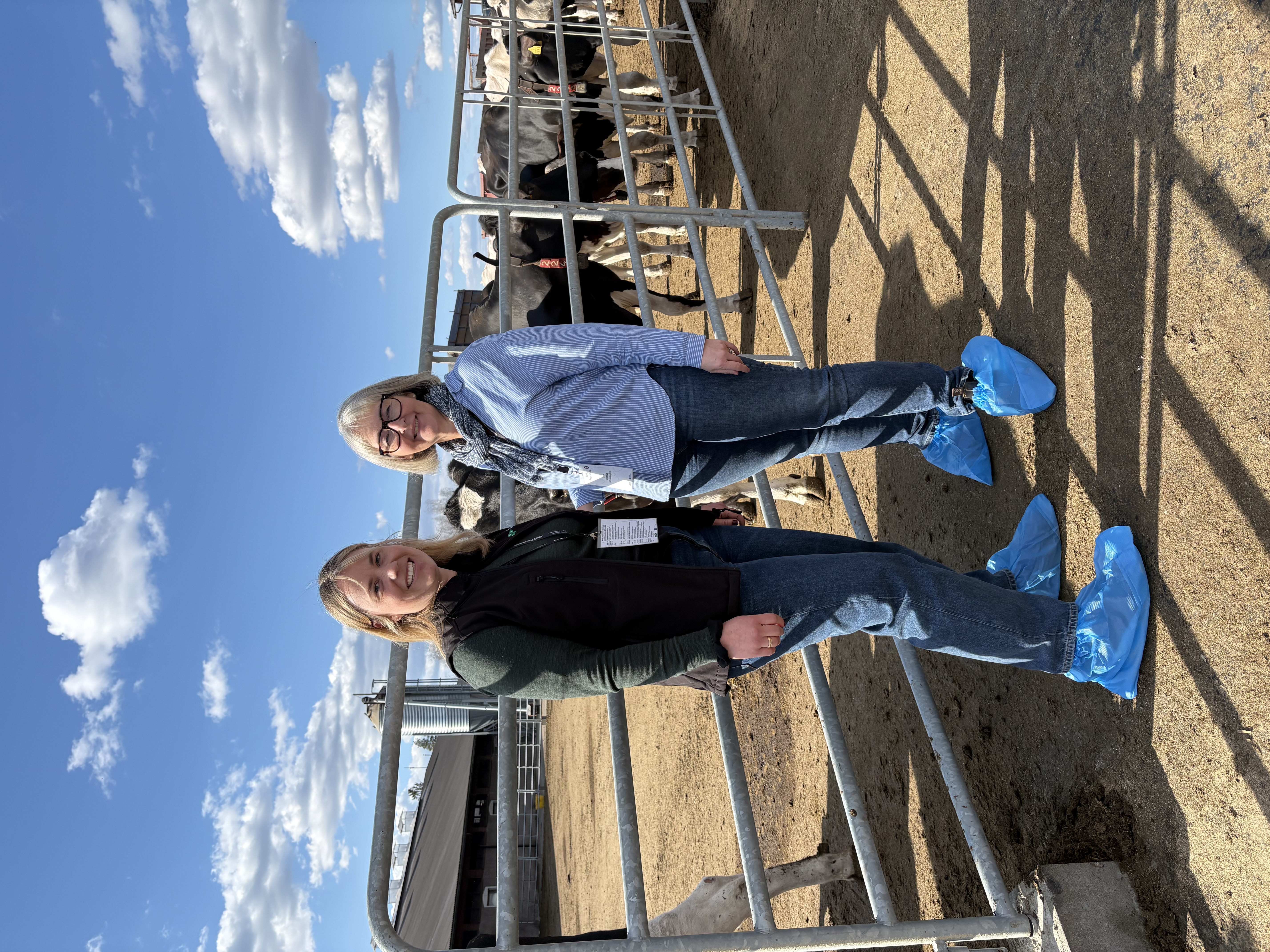 Lovisa Filipsson och Ulrica Björnhag på studieresa i Finland